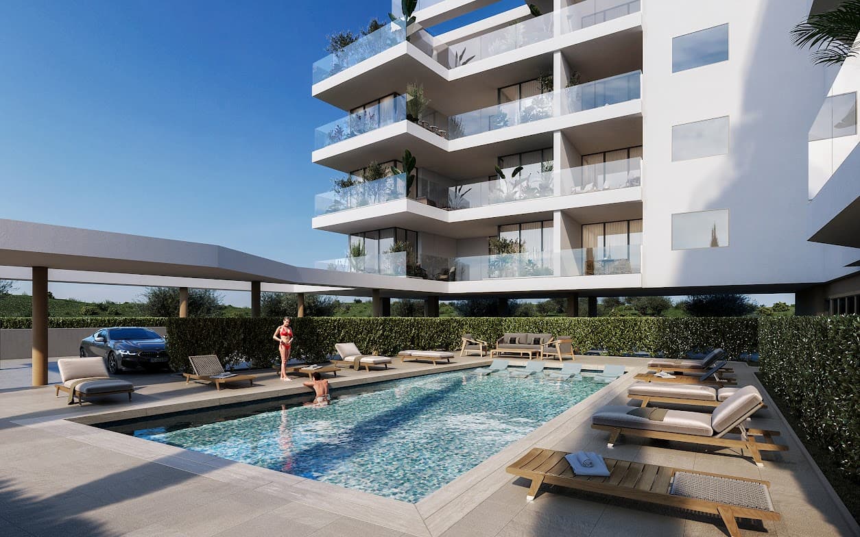 2-bedrooms apartments in Limassol, Cyprus.