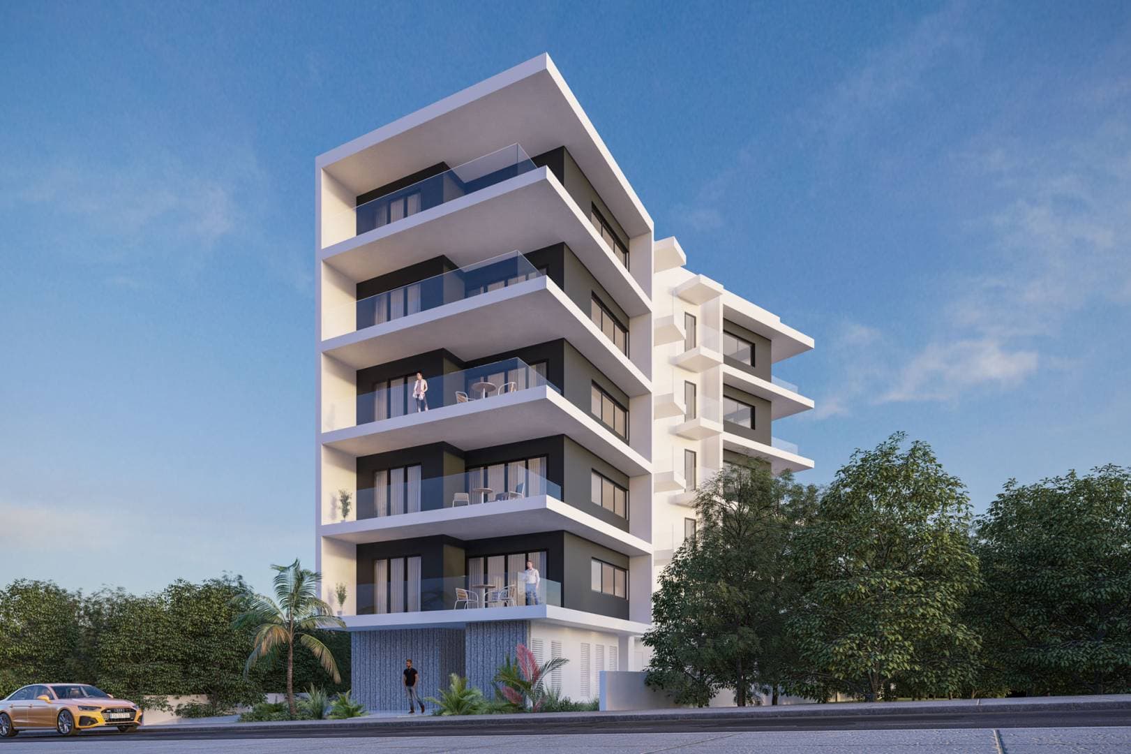 2-bedrooms apartments in Nicosia, Cyprus.