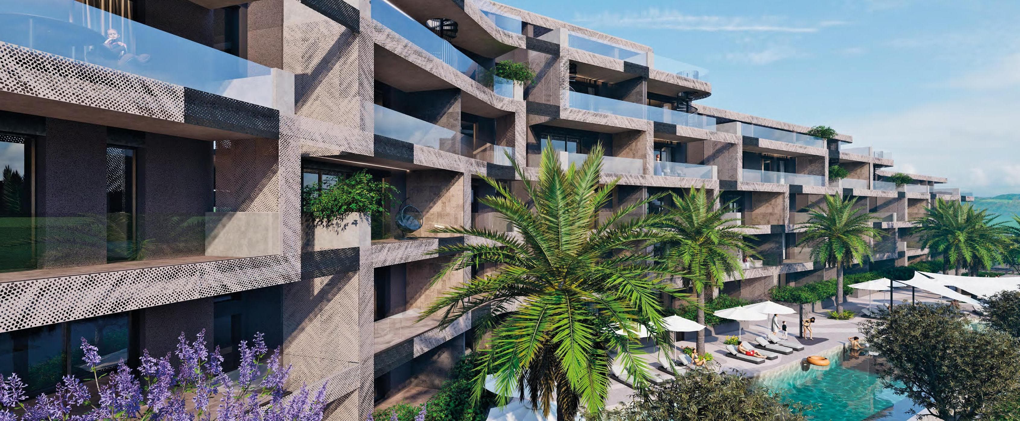 2-bedrooms apartments in Limassol, Cyprus.