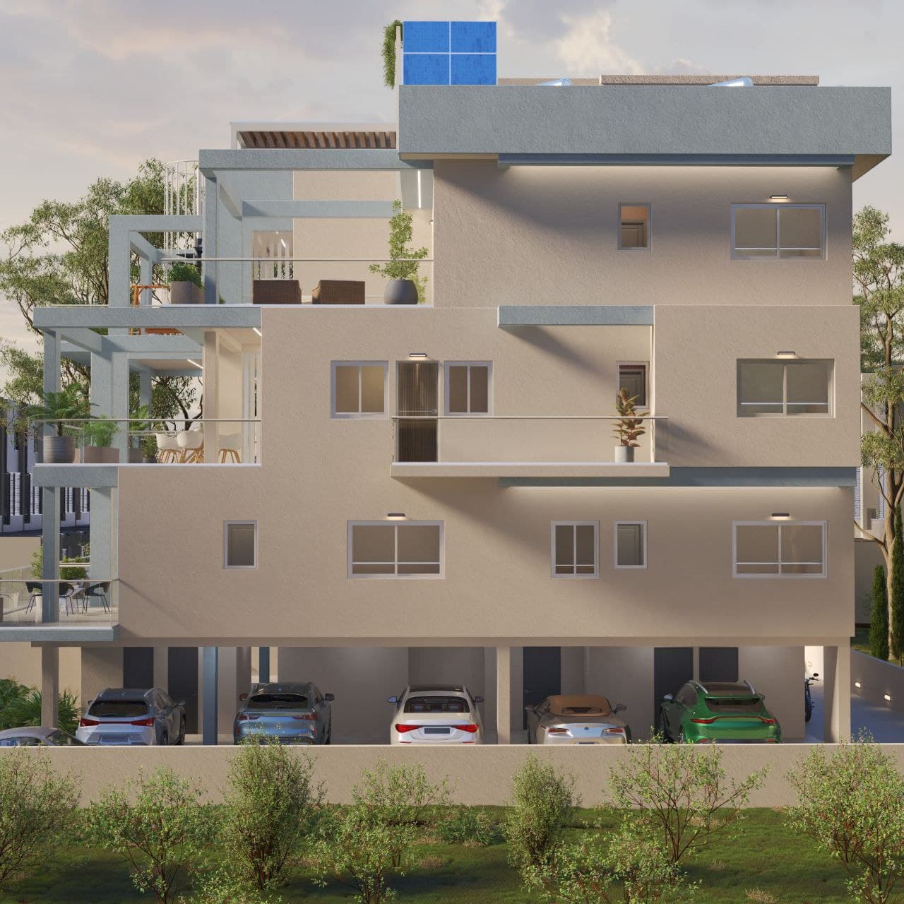 3-bedrooms apartments in Limassol, Cyprus.