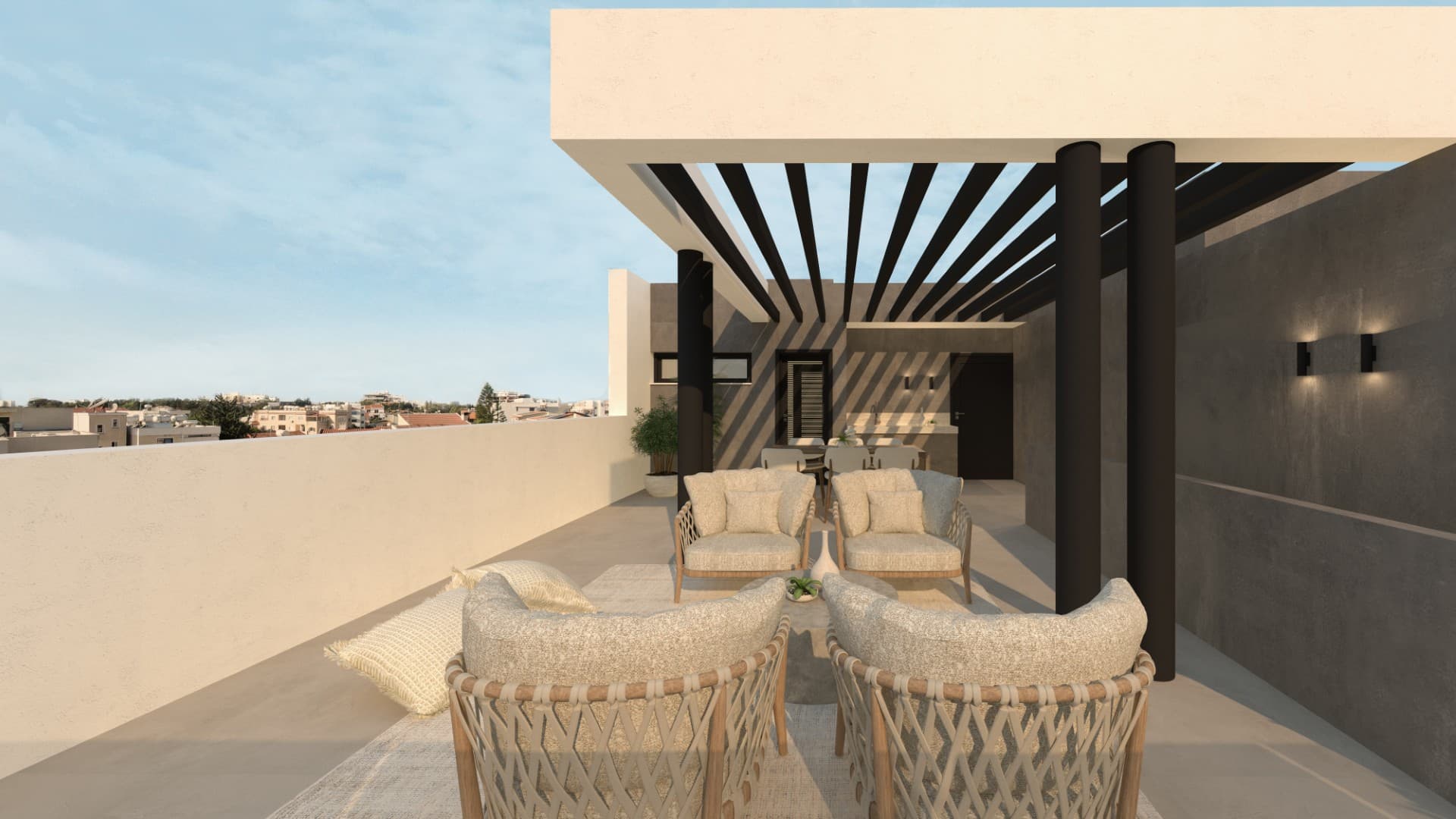 1-bedrooms apartments in Larnaca, Cyprus.