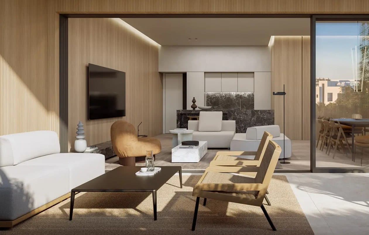 2-bedrooms apartments in Limassol, Cyprus.