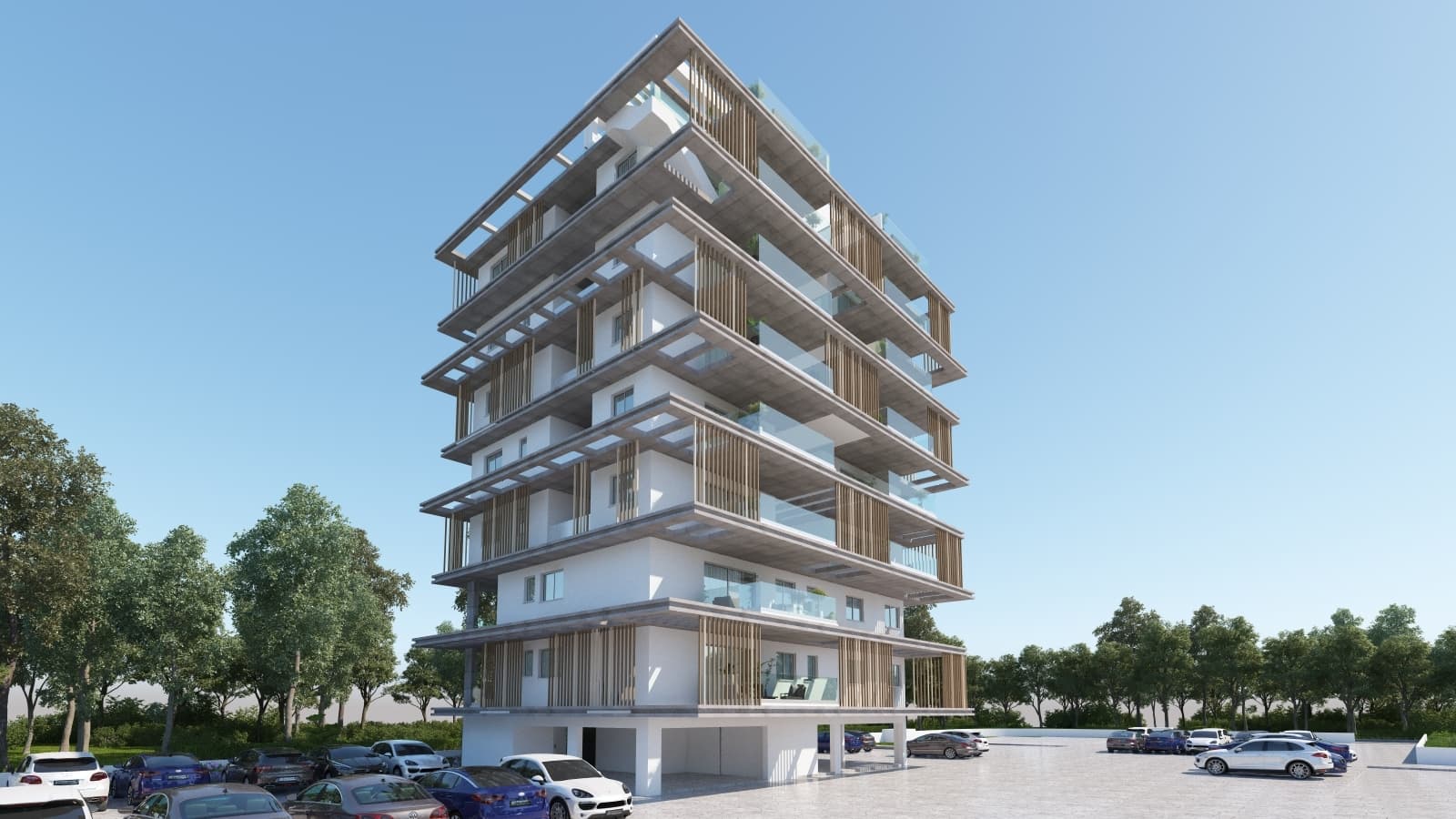 2-bedrooms apartments in Larnaca, Cyprus.