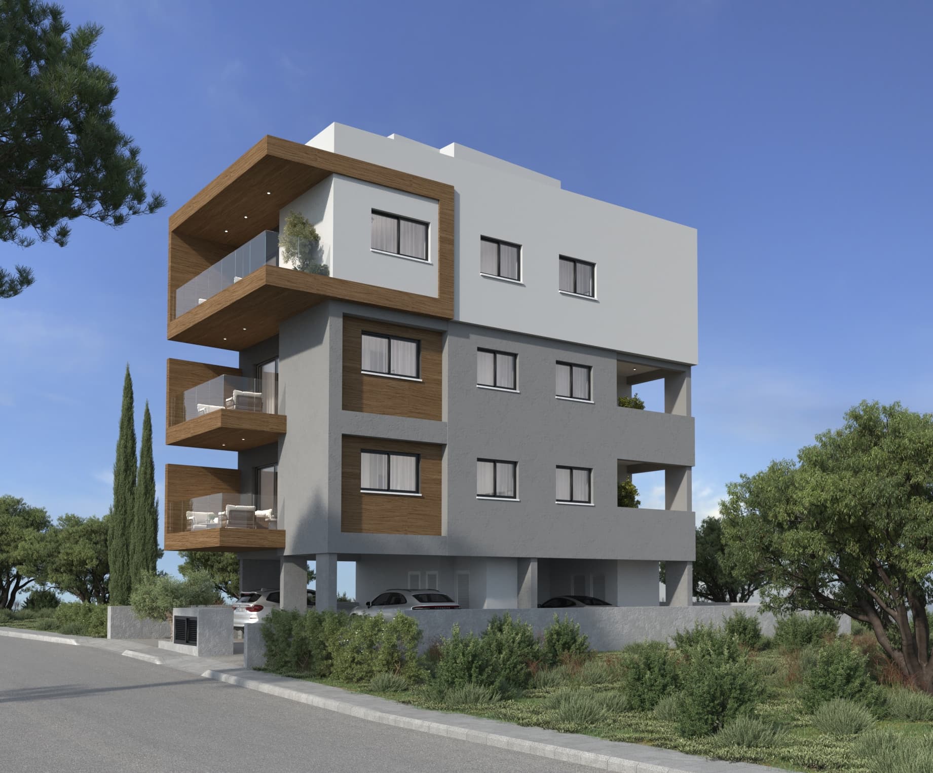 2-bedrooms apartments in Limassol, Cyprus.