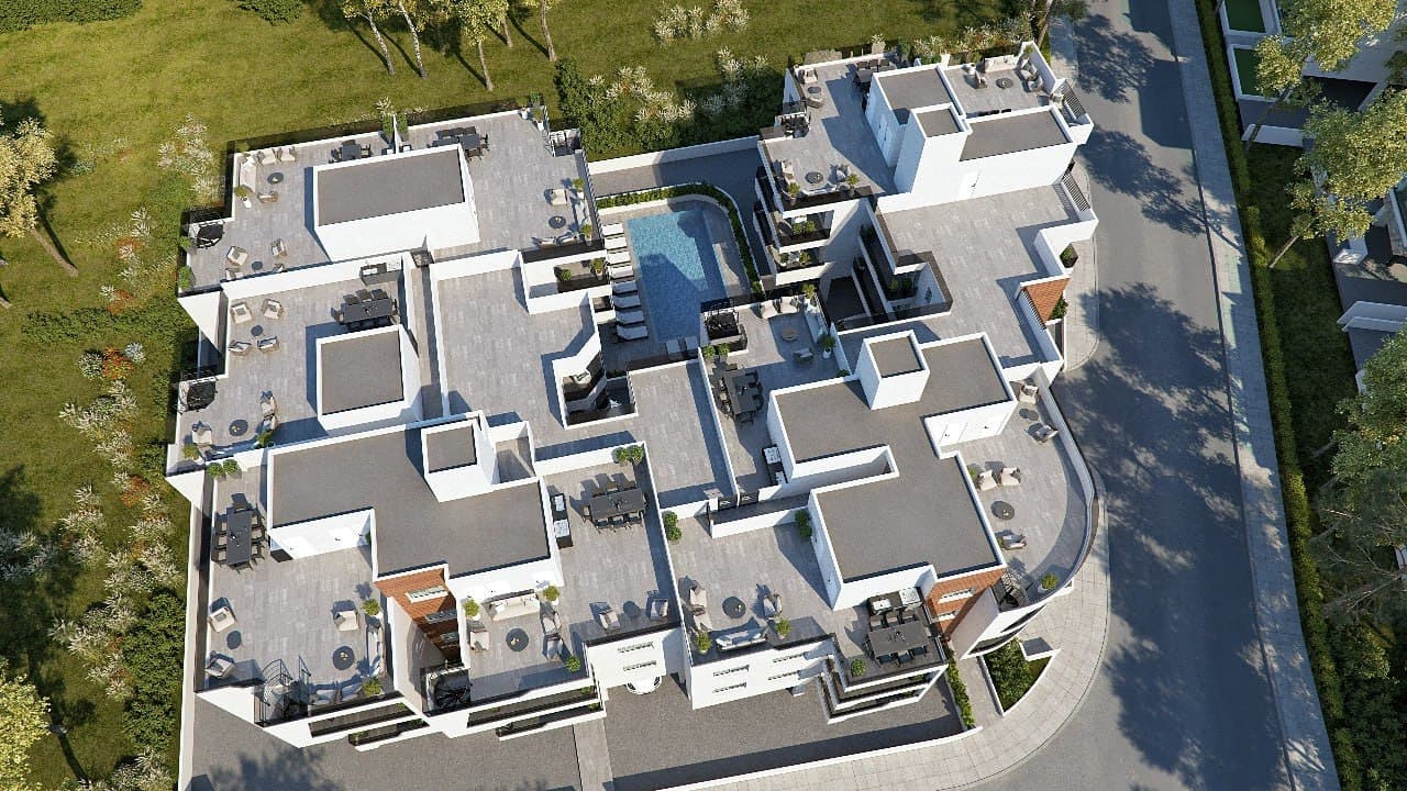 2-bedrooms apartments in Larnaca, Cyprus.
