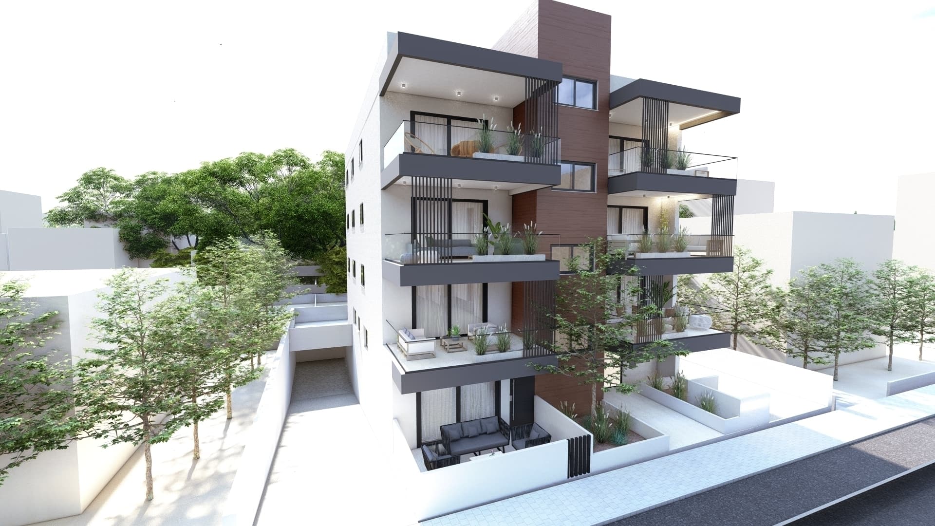 3-bedrooms apartments in Nicosia, Cyprus.