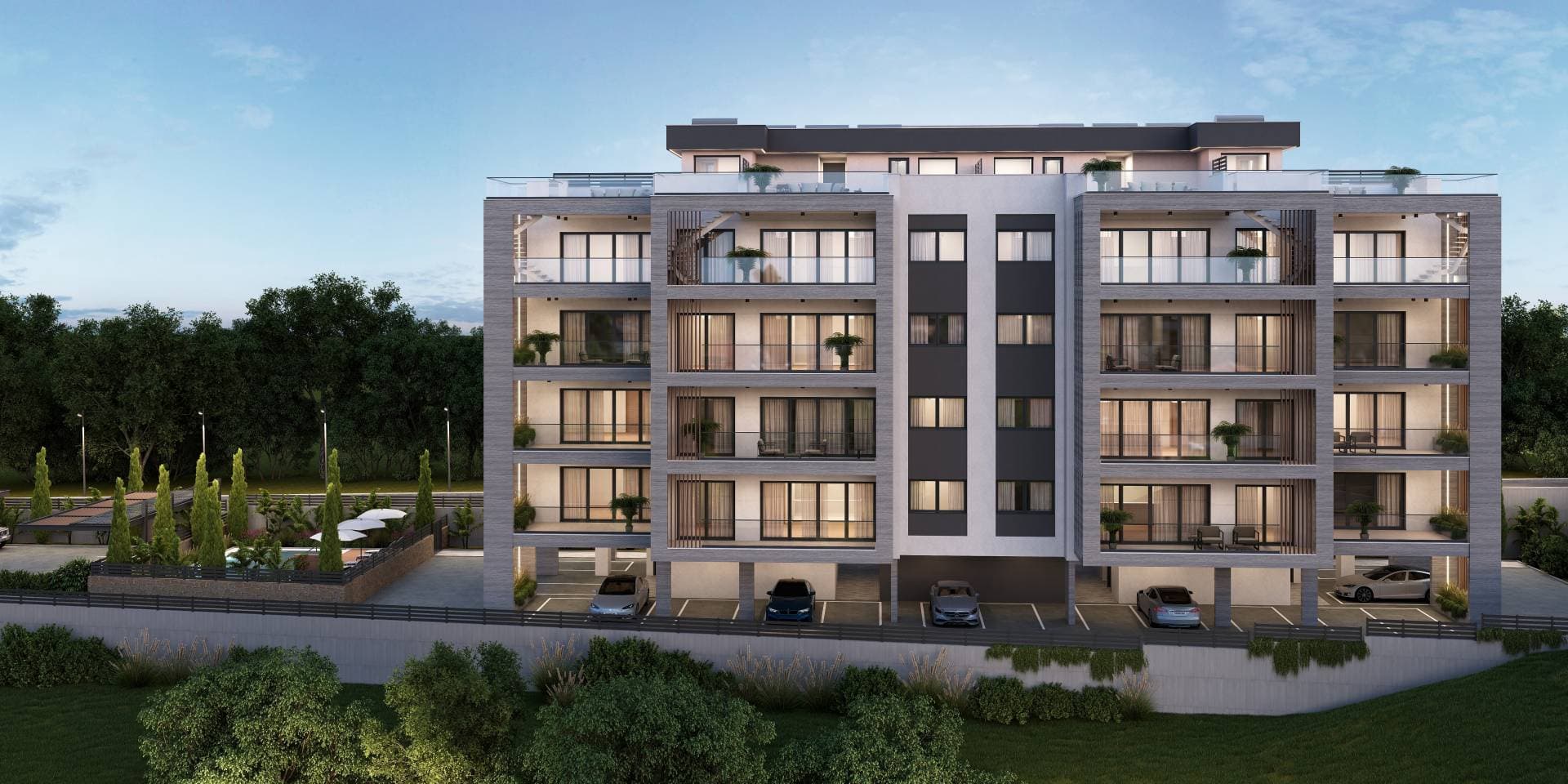 3-bedrooms apartments in Limassol, Cyprus.