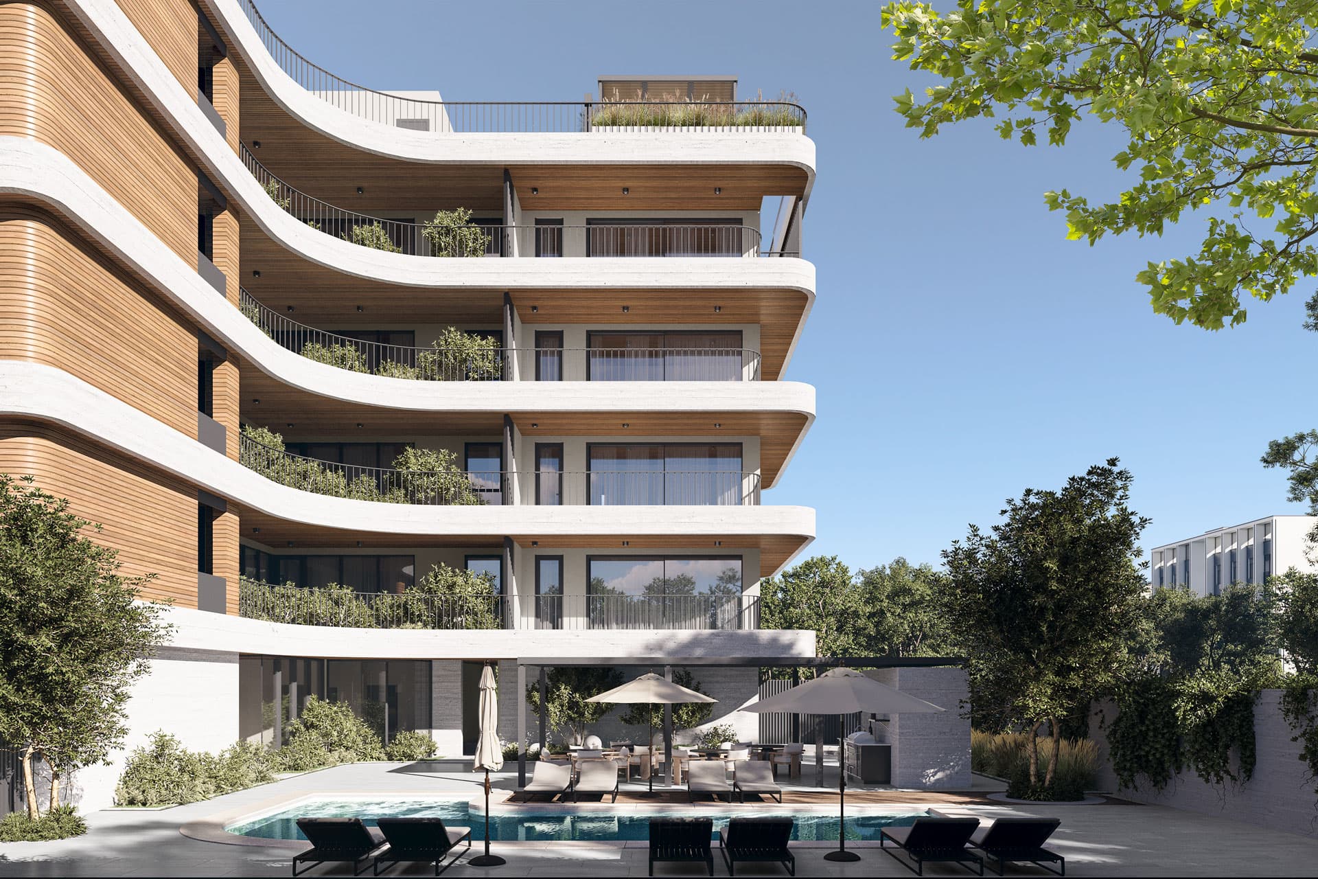 2-bedrooms apartments in Limassol, Cyprus.