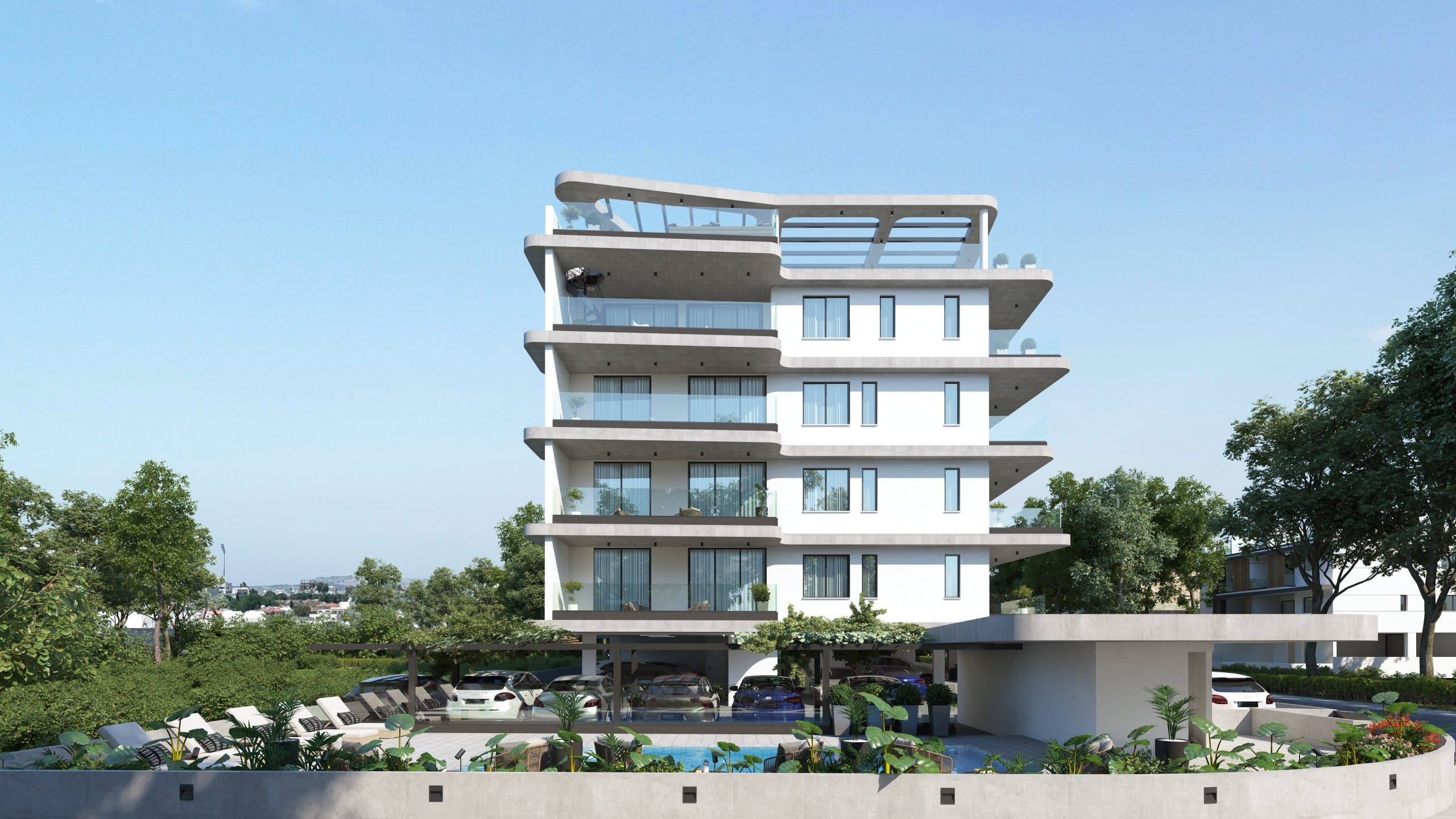 2-bedrooms apartments in Larnaca, Cyprus.
