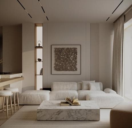 2-bedrooms apartments in Nicosia, Cyprus.