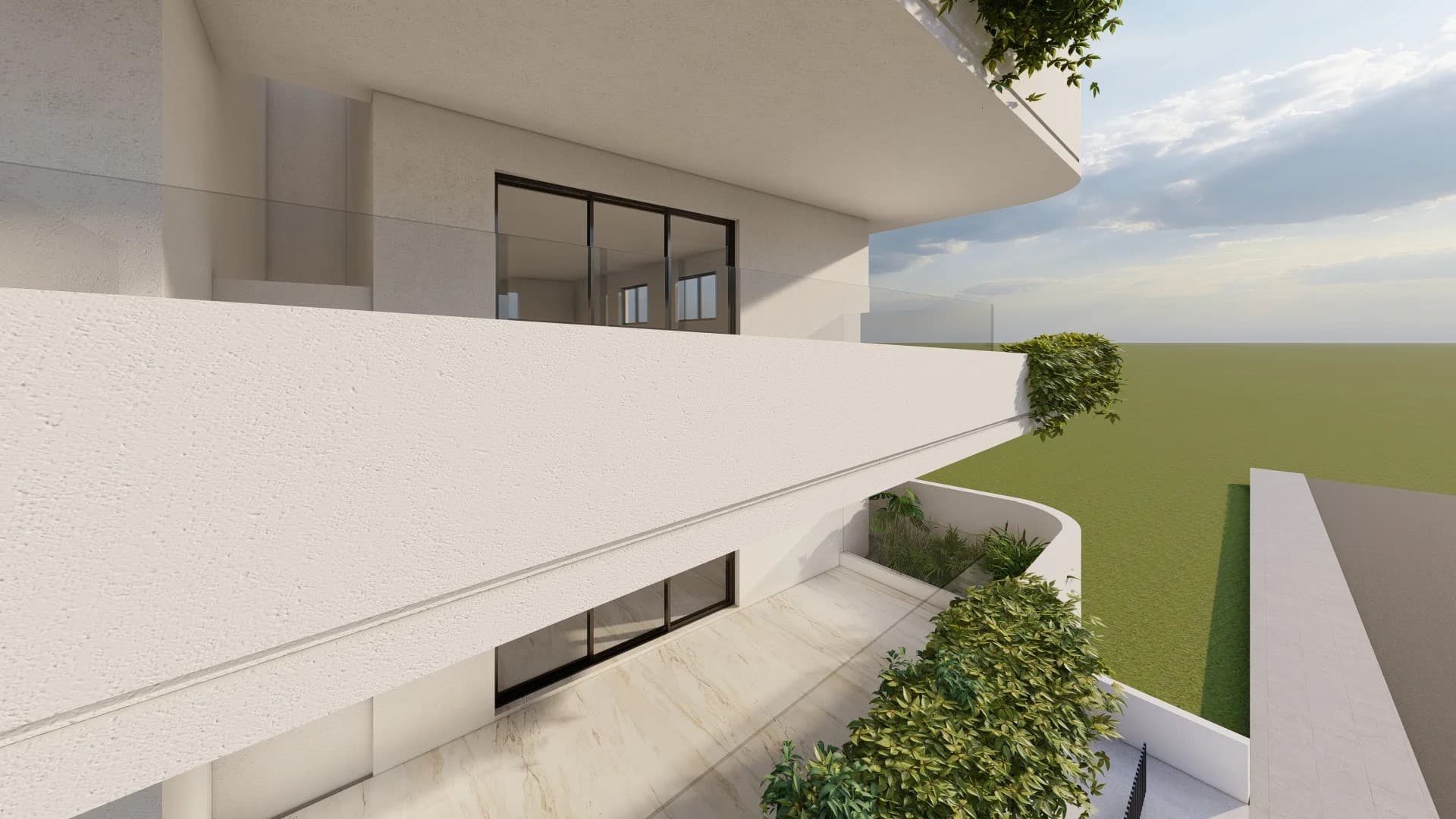 2-bedrooms apartments in Nicosia, Cyprus.