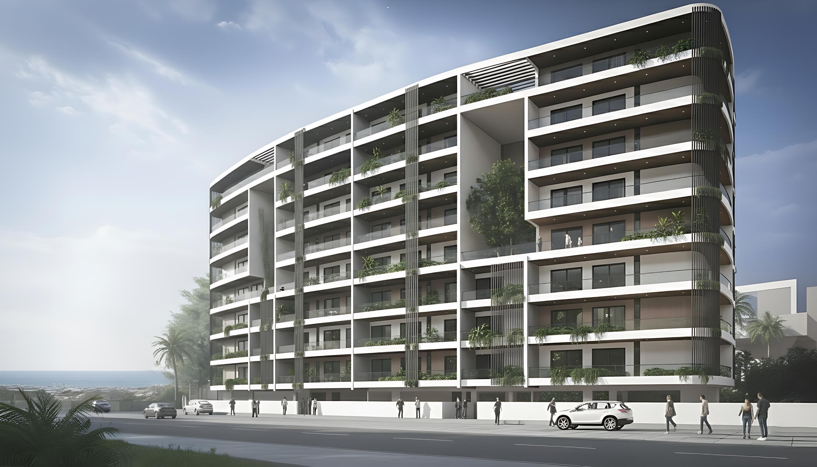 2-bedrooms apartments in Limassol, Cyprus.