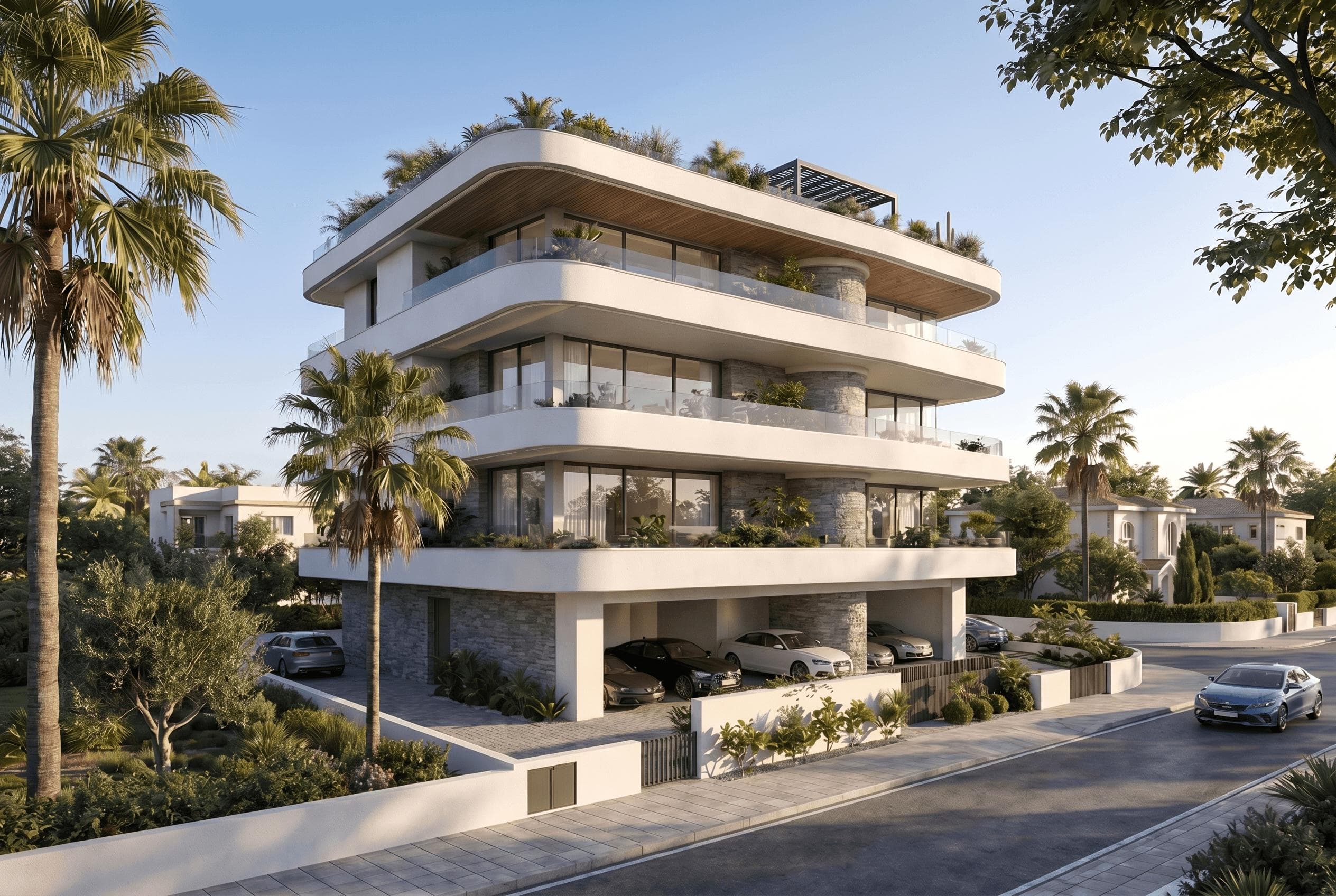 2-bedrooms apartments in Limassol, Cyprus.