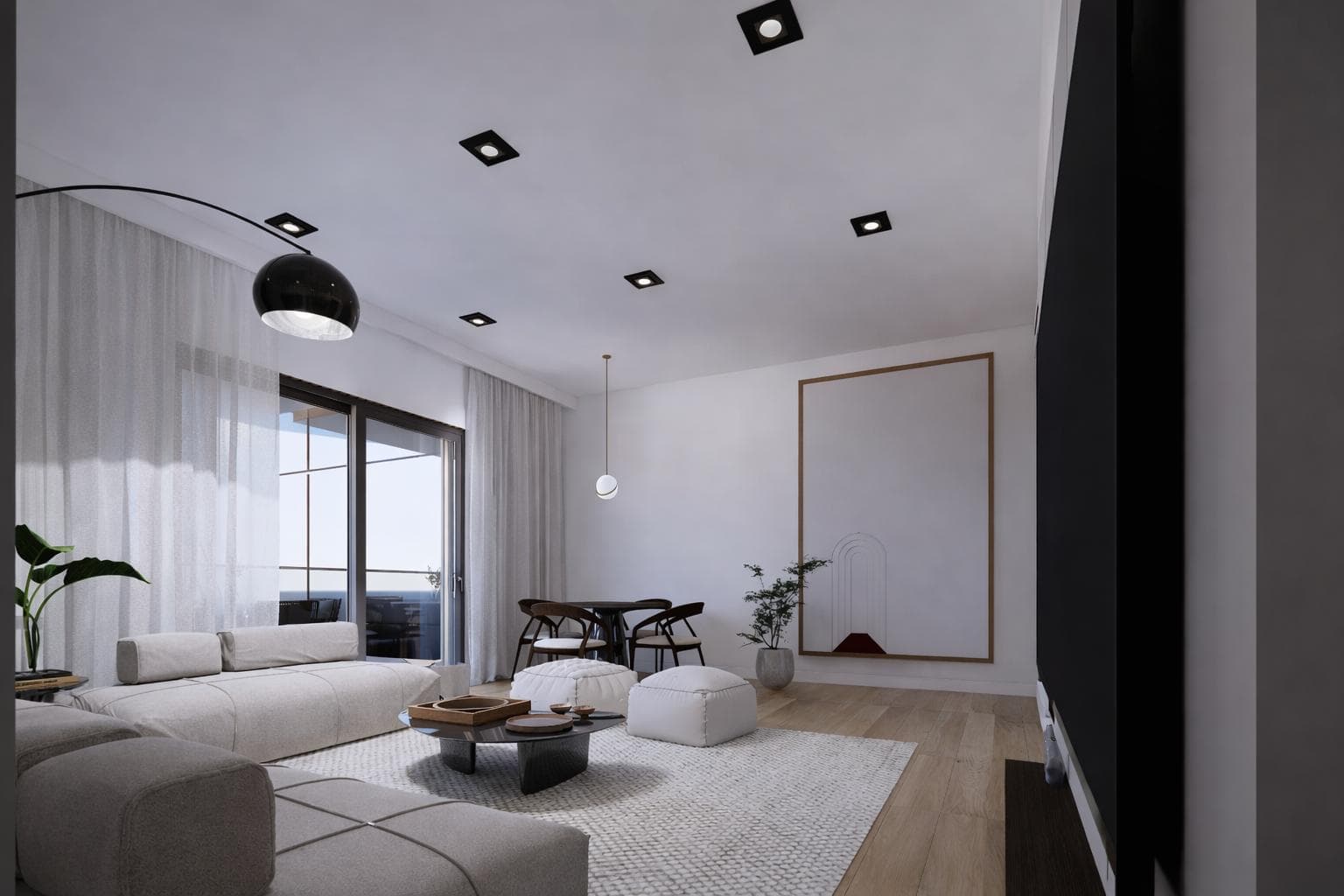 2-bedrooms apartments in Limassol, Cyprus.