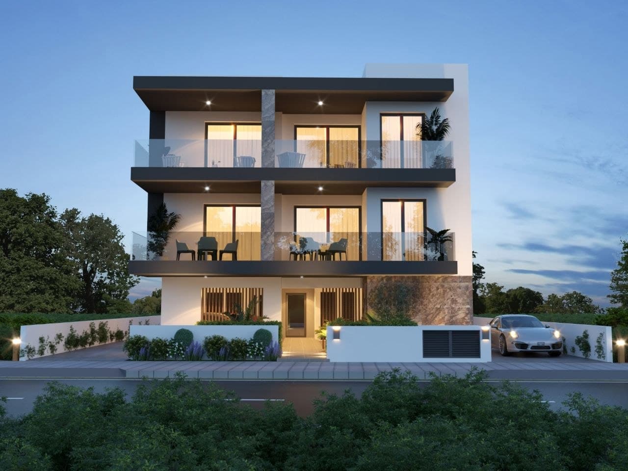 2-bedrooms apartments in Larnaca, Cyprus.