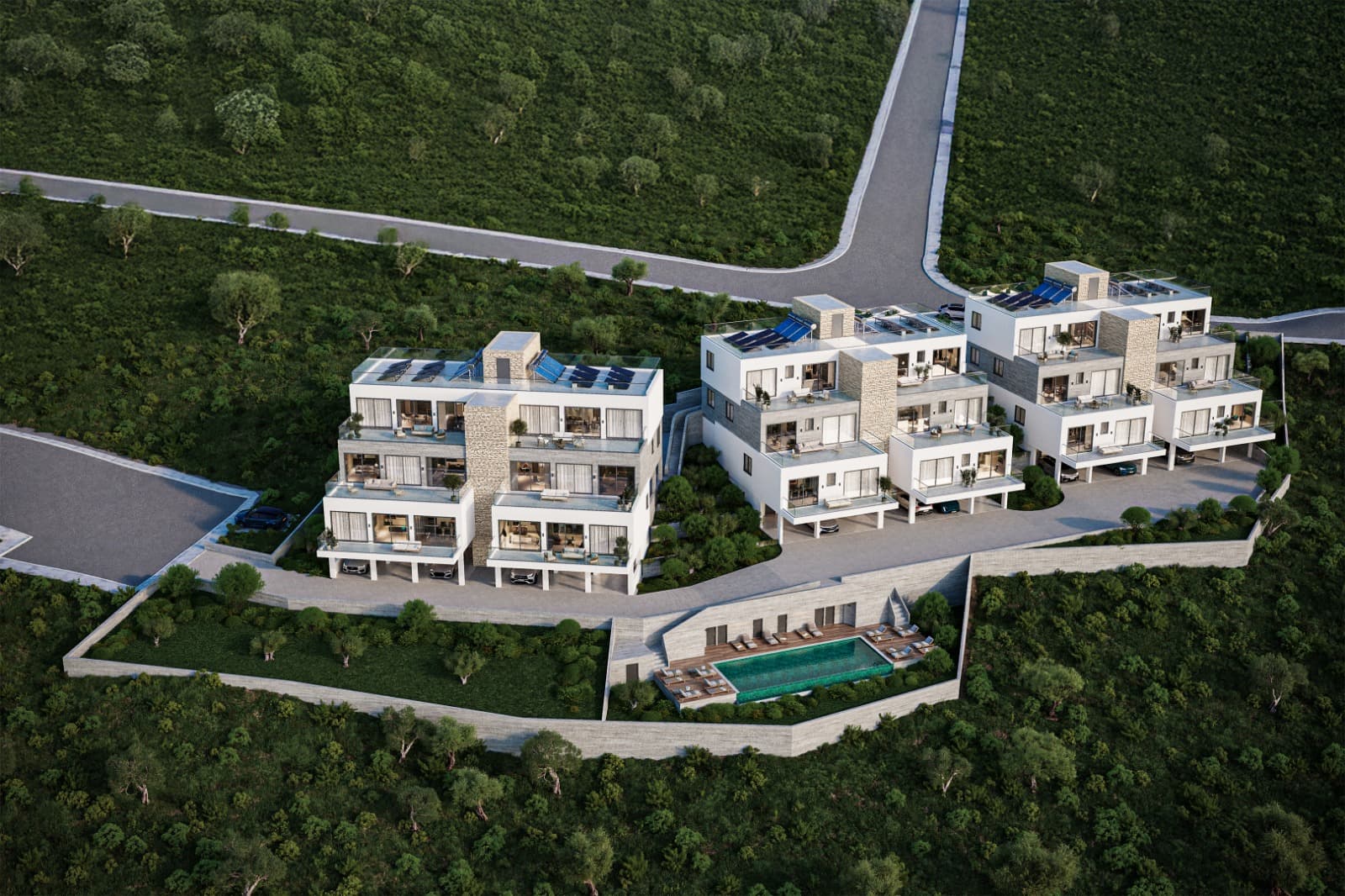 2-bedrooms apartments in Paphos, Cyprus.
