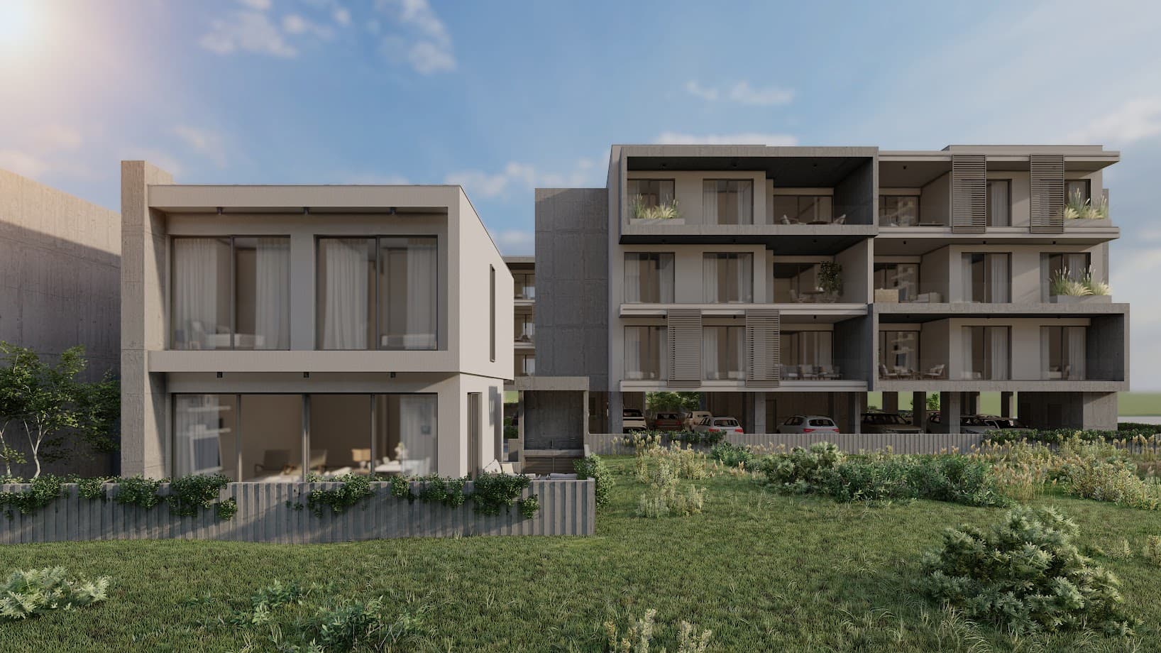 2-bedrooms apartments in Paphos, Cyprus.