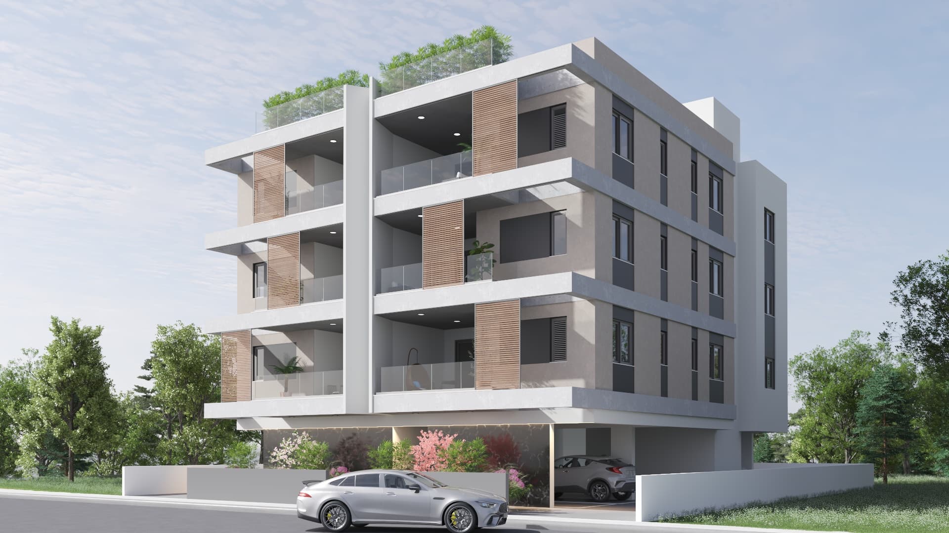 2-bedrooms apartments in Nicosia, Cyprus.