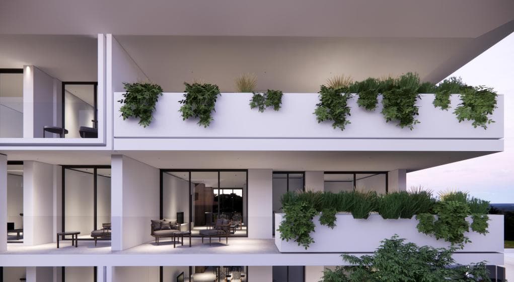 2-bedrooms apartments in Paphos, Cyprus.