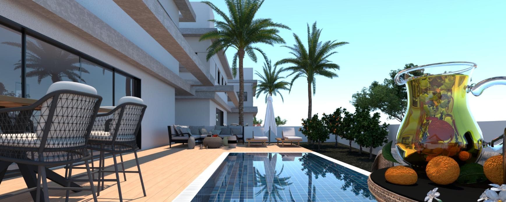 3-bedrooms house in Famagusta, Cyprus.