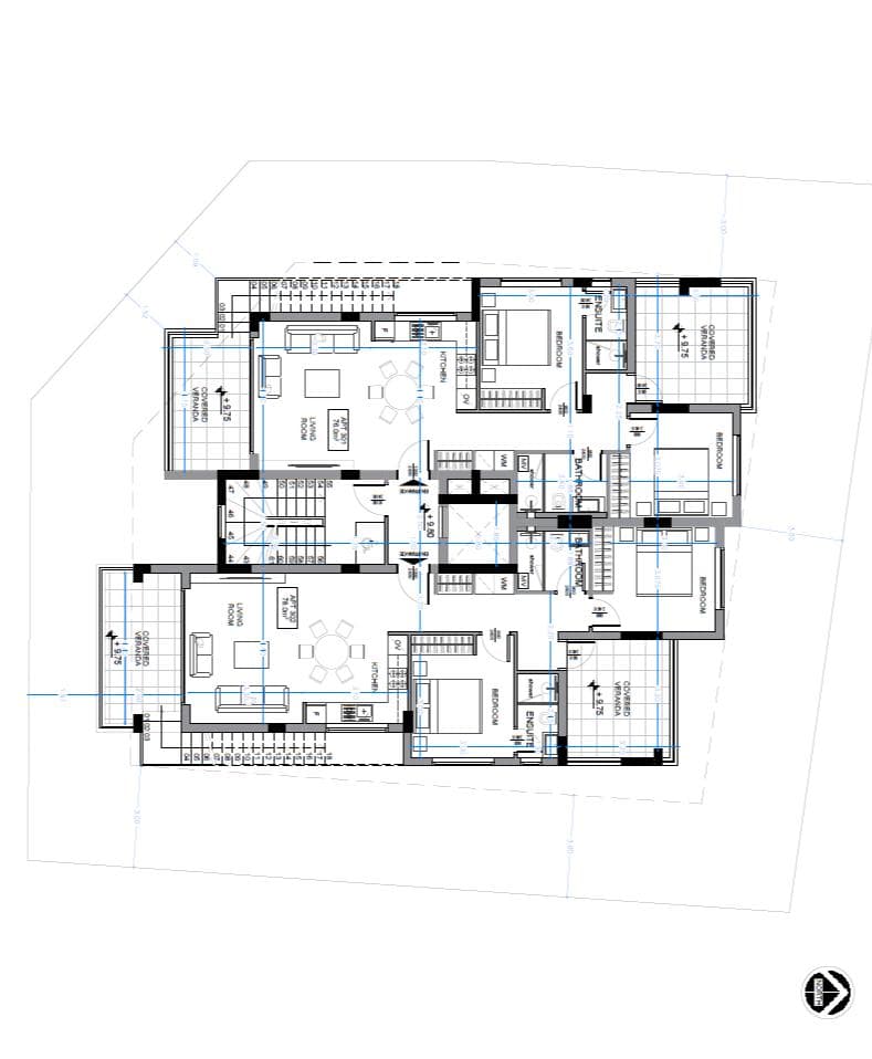 2-bedrooms apartments in Limassol, Cyprus.