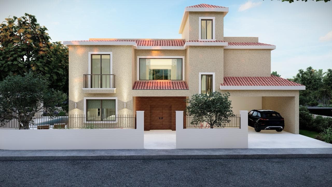 4-bedrooms house in Paphos, Cyprus.