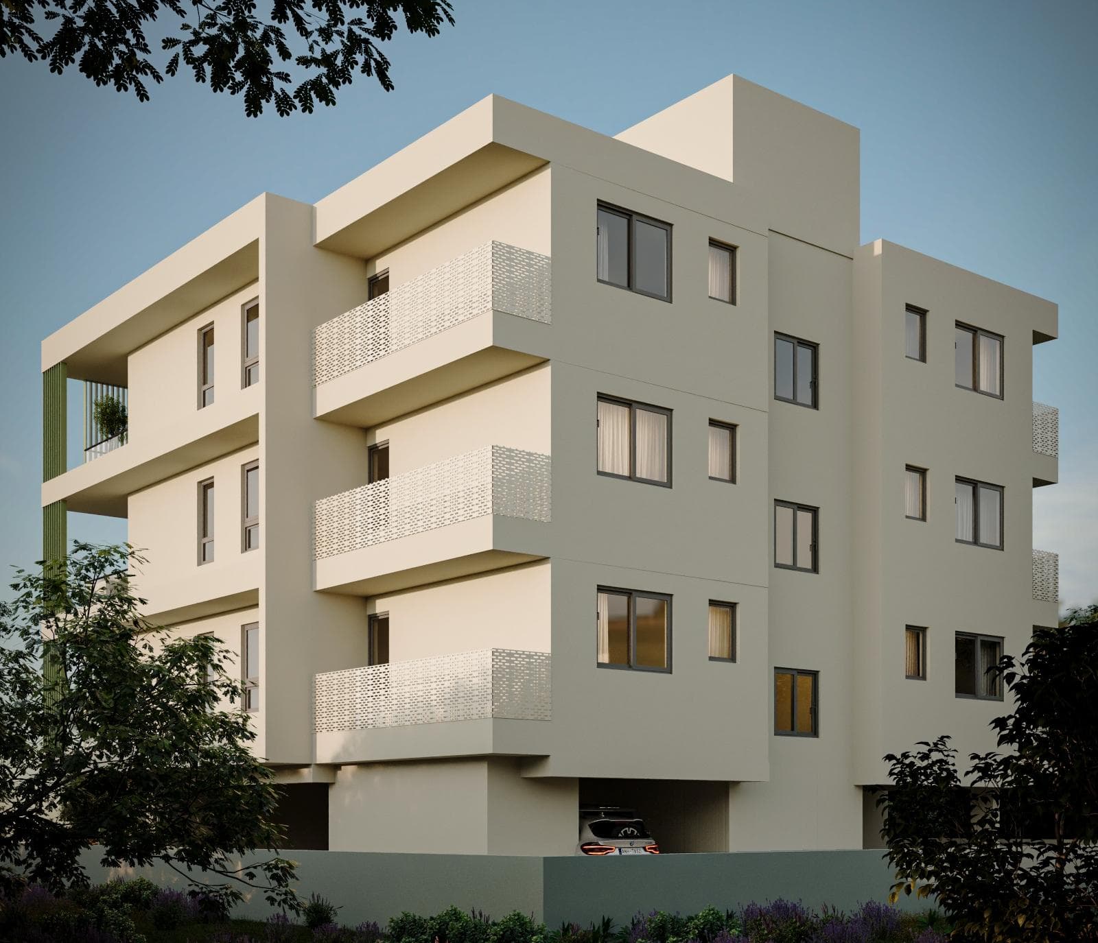 2-bedrooms apartments in Nicosia, Cyprus.