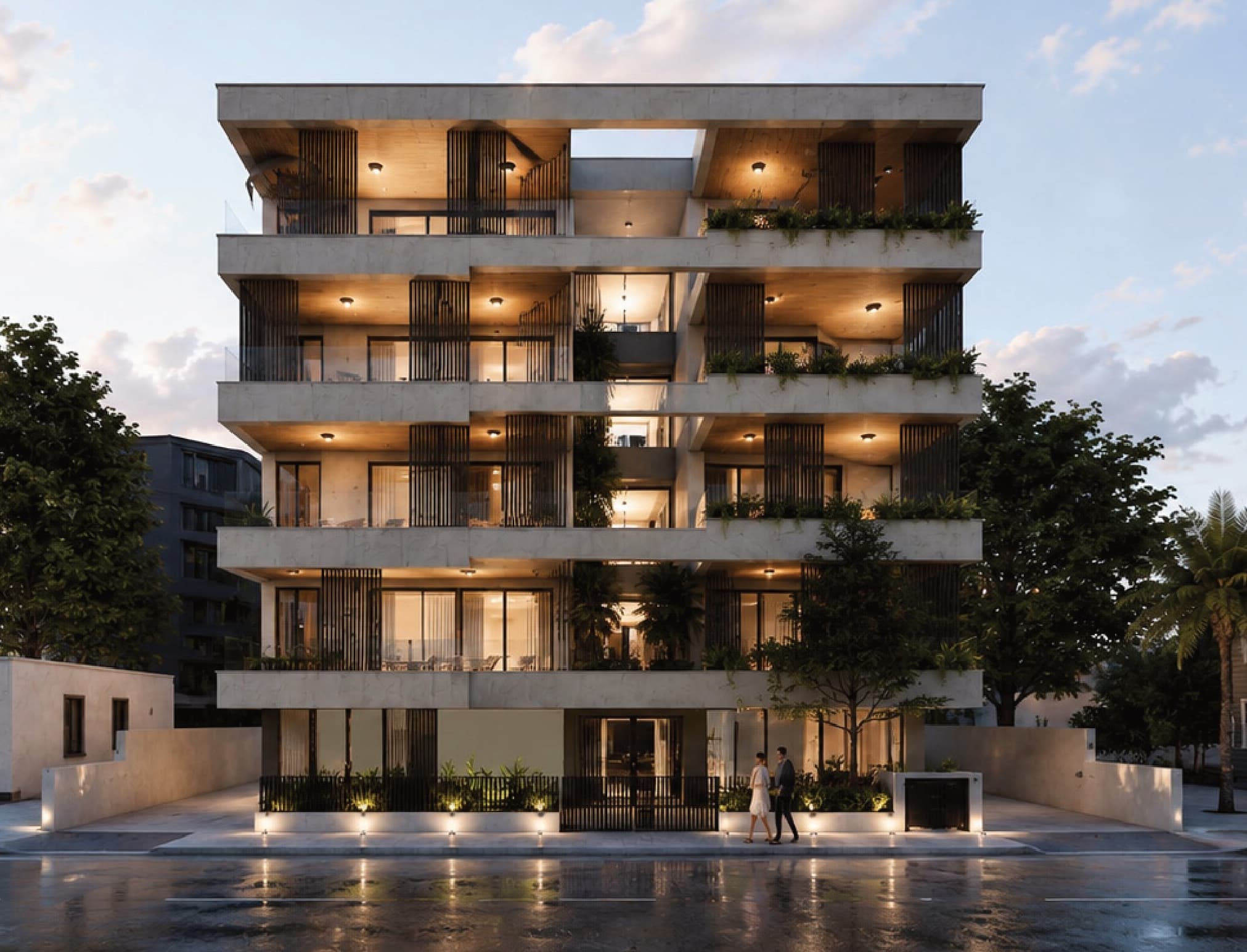 2-bedrooms apartments in Nicosia, Cyprus.