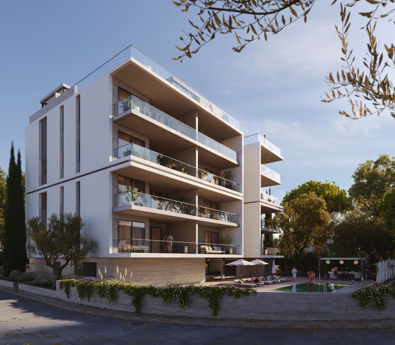 1-bedrooms apartments in Limassol, Cyprus.