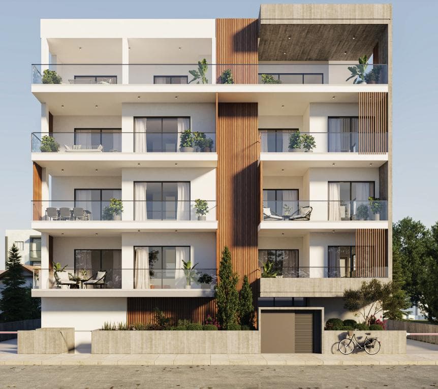 2-bedrooms apartments in Nicosia, Cyprus.