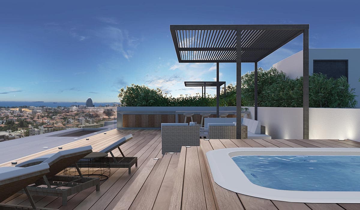 3-bedrooms apartments in Limassol, Cyprus.