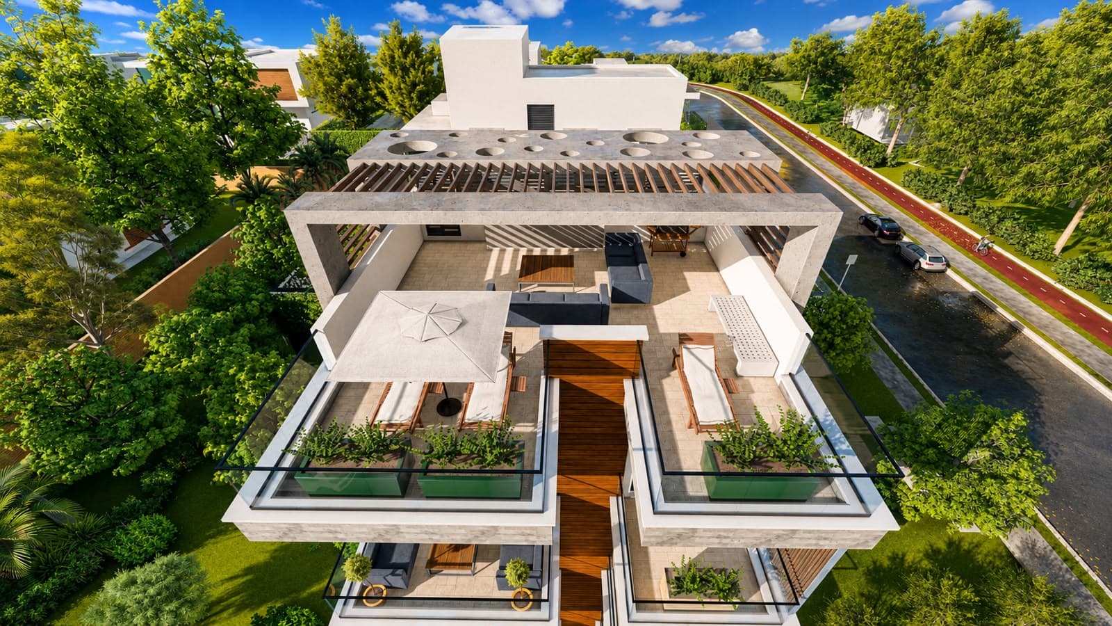 2-bedrooms apartments in Paphos, Cyprus.