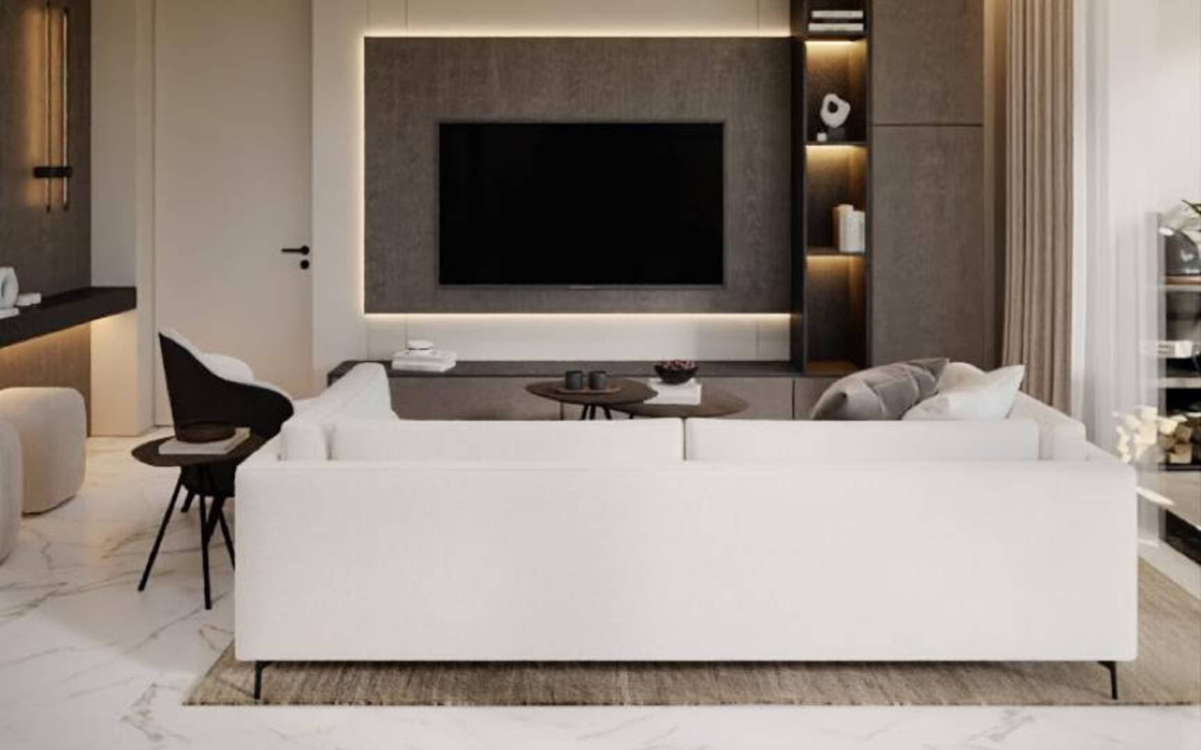 2-bedrooms apartments in Nicosia, Cyprus.
