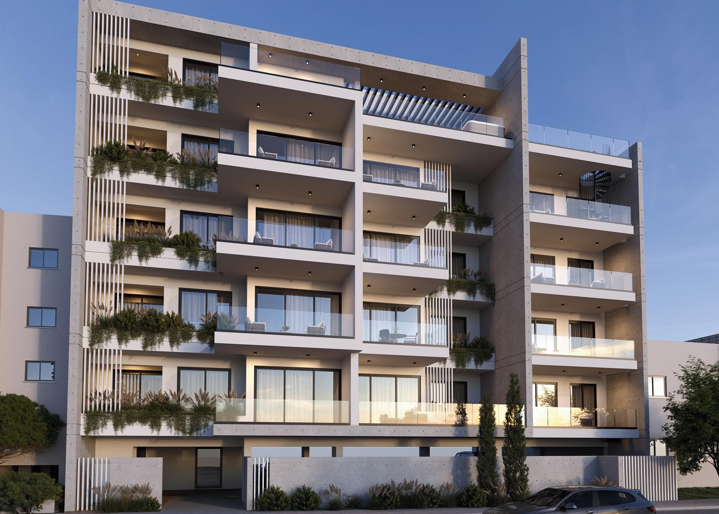 2-bedrooms apartments in Larnaca, Cyprus.