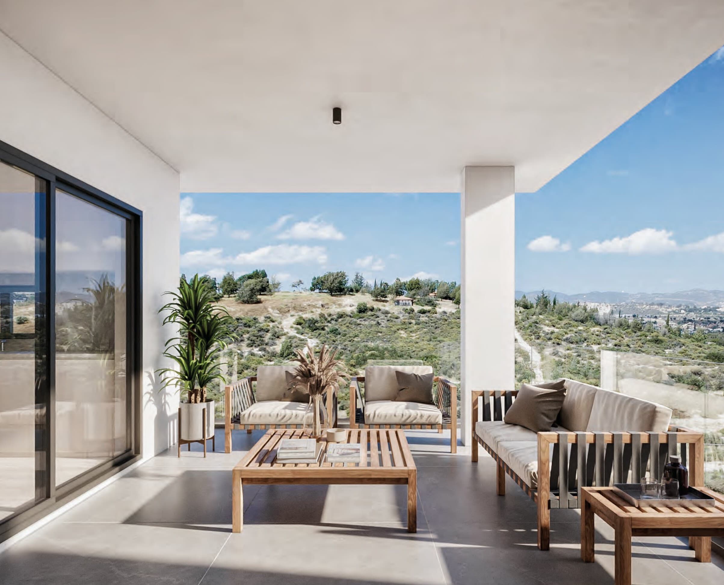 2-bedrooms apartments in Limassol, Cyprus.