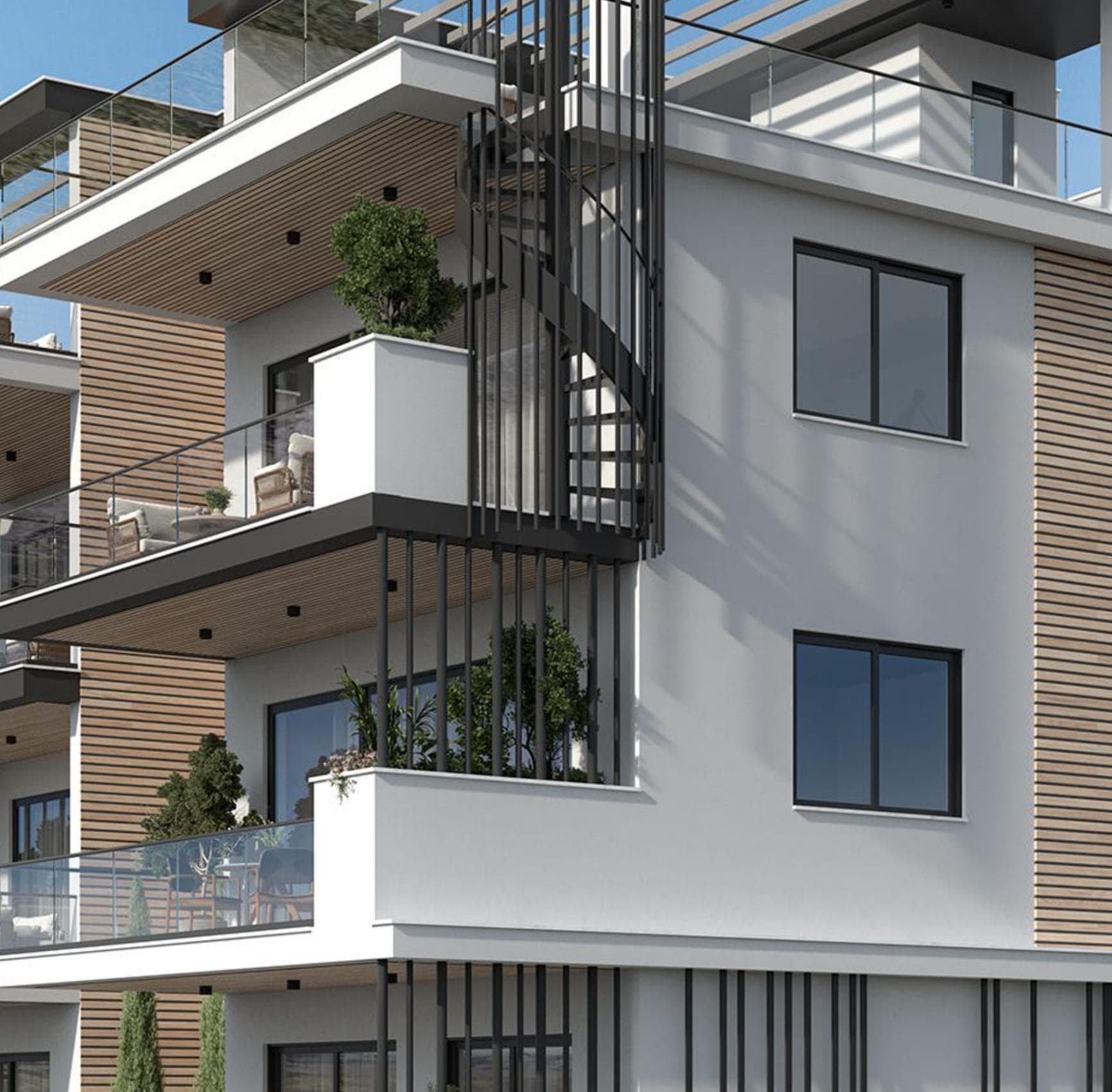 3-bedrooms apartments in Limassol, Cyprus.