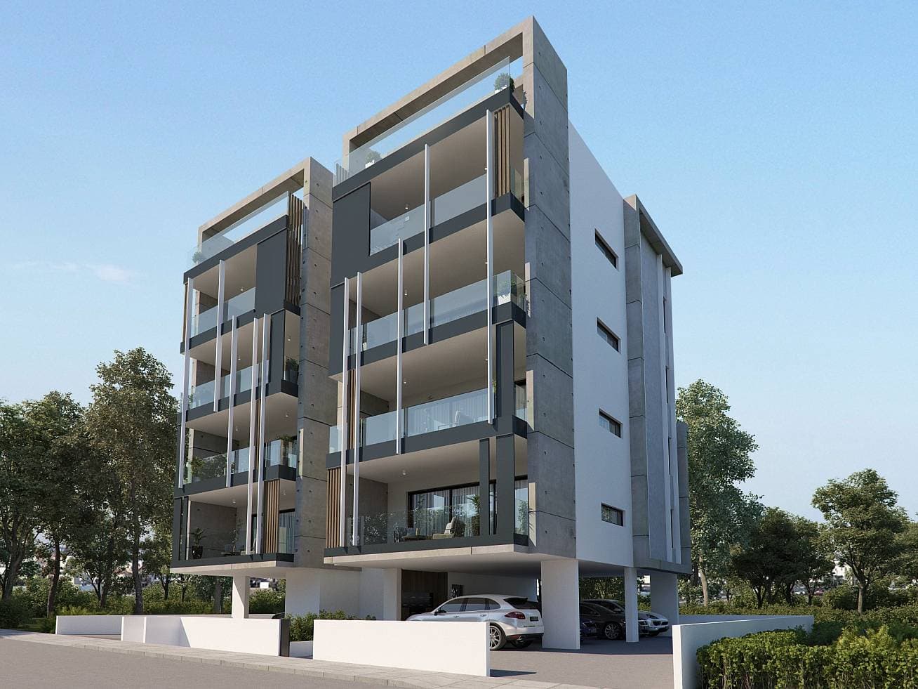 2-bedrooms apartments in Larnaca, Cyprus.