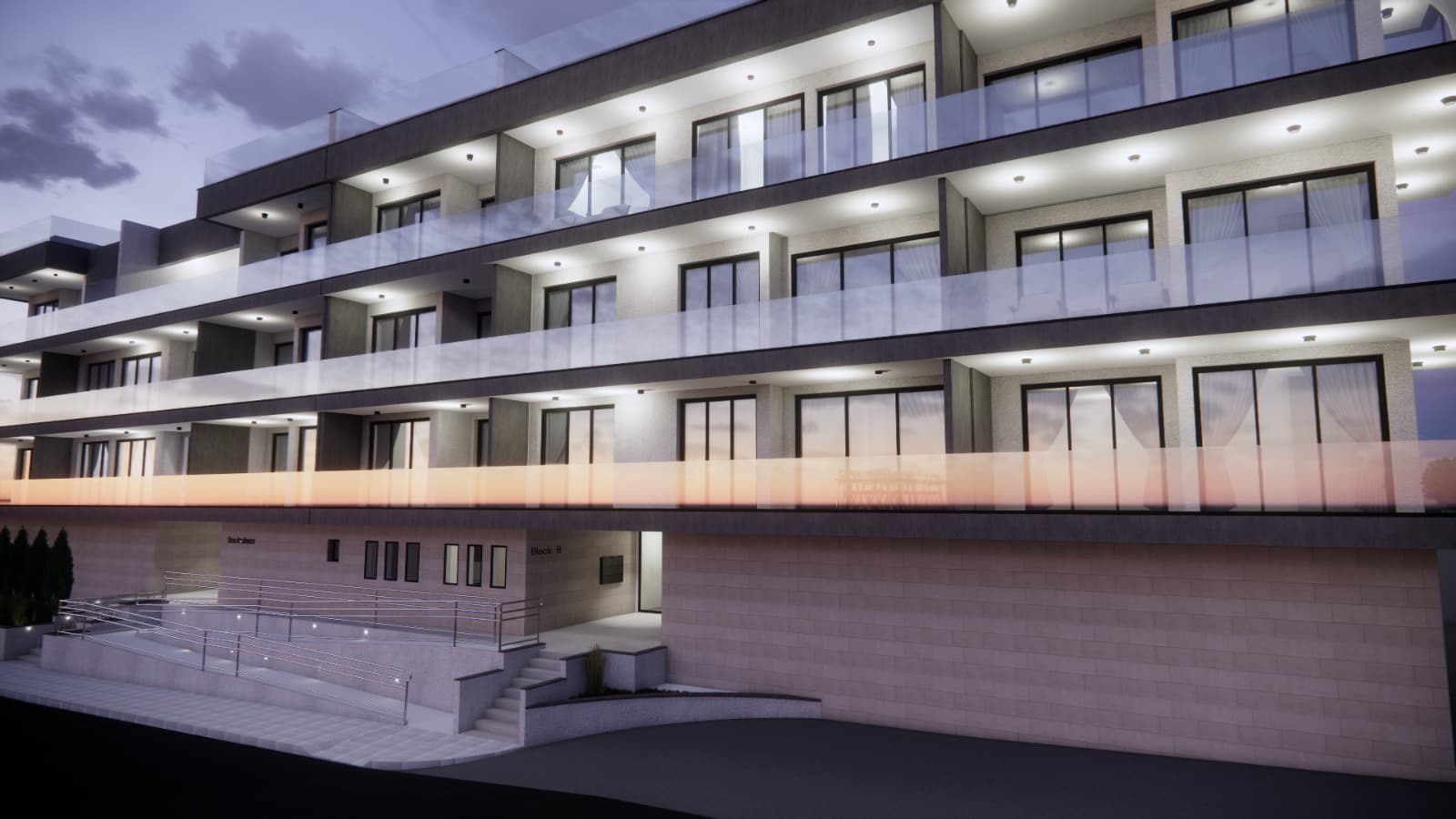 2-bedrooms apartments in Limassol, Cyprus.