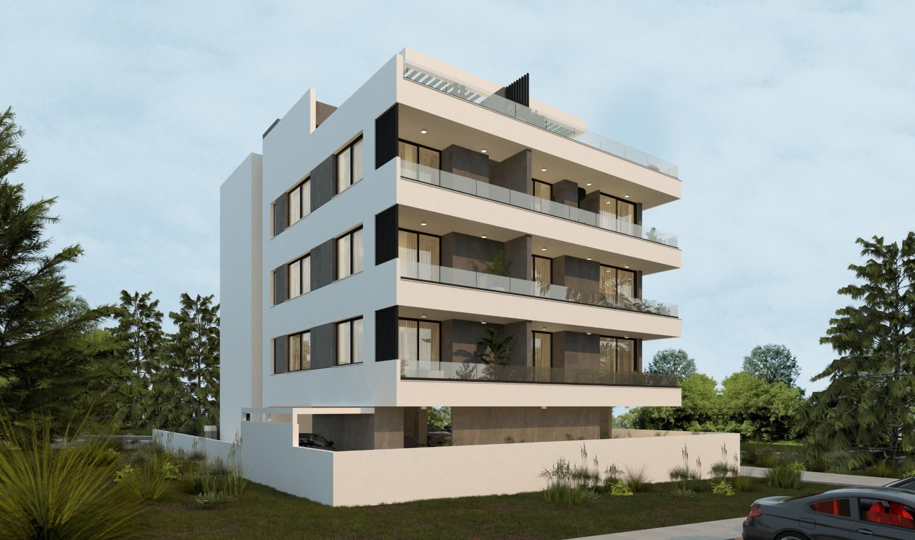 2-bedrooms apartments in Larnaca, Cyprus.