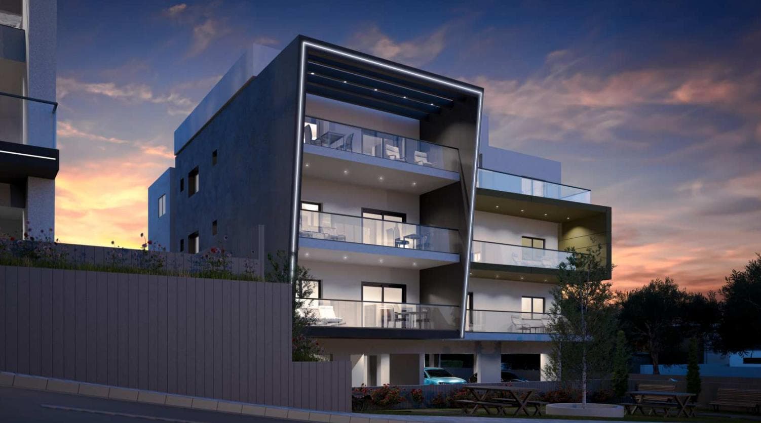 2-bedrooms apartments in Limassol, Cyprus.