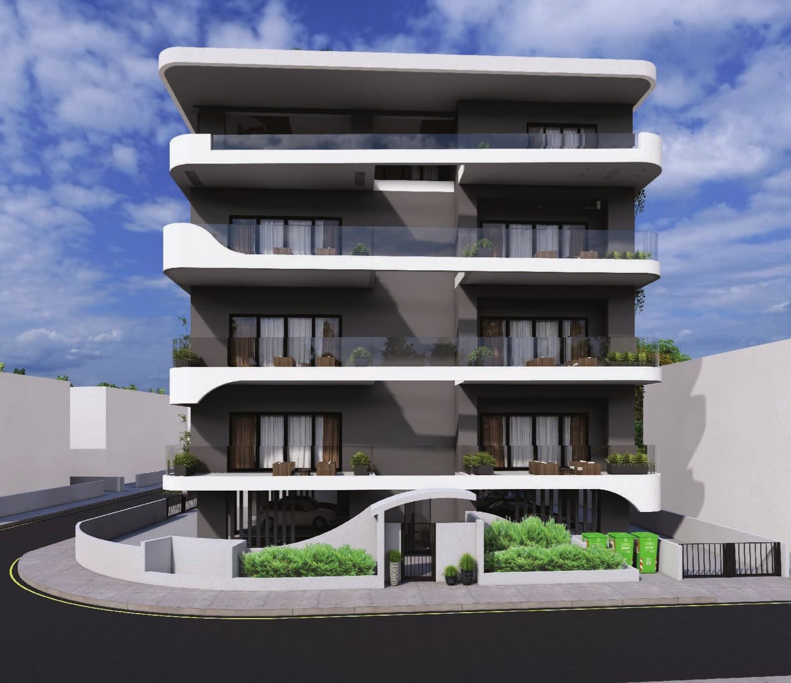 2-bedrooms apartments in Limassol, Cyprus.