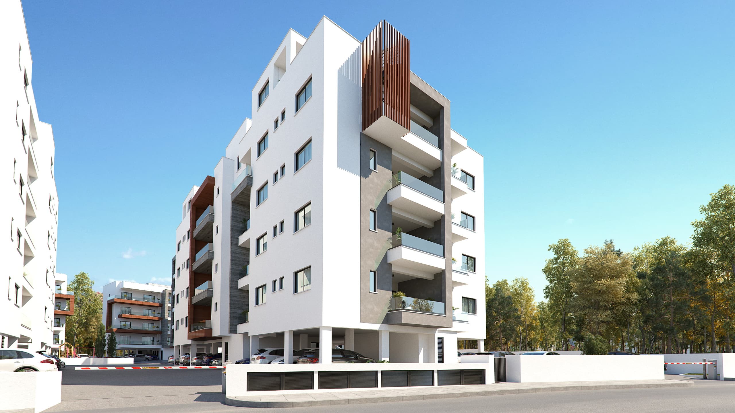 3-bedrooms apartments in Limassol, Cyprus.