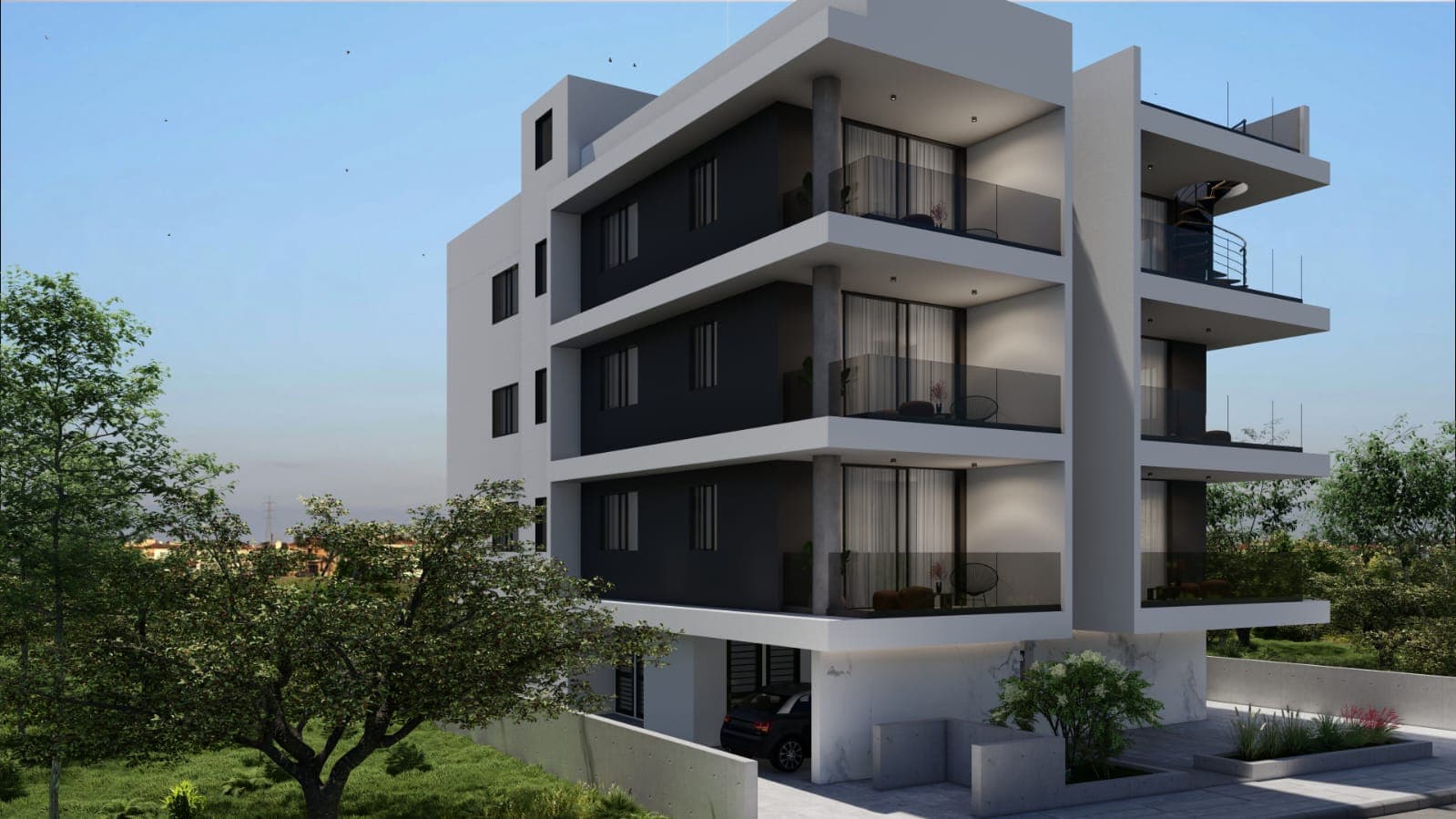 2-bedrooms apartments in Larnaca, Cyprus.