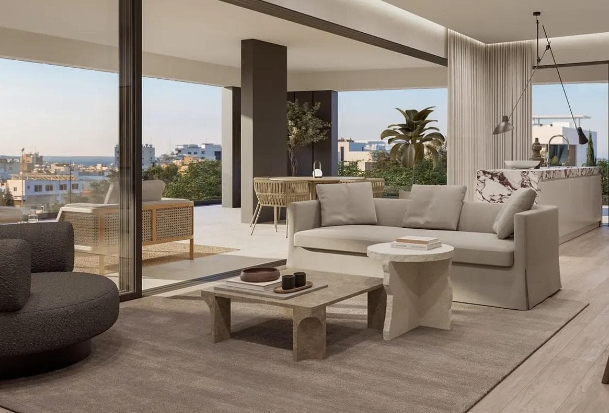 2-bedrooms apartments in Limassol, Cyprus.