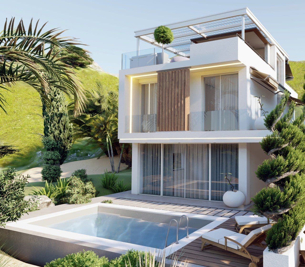 3-bedrooms house in Larnaca, Cyprus.