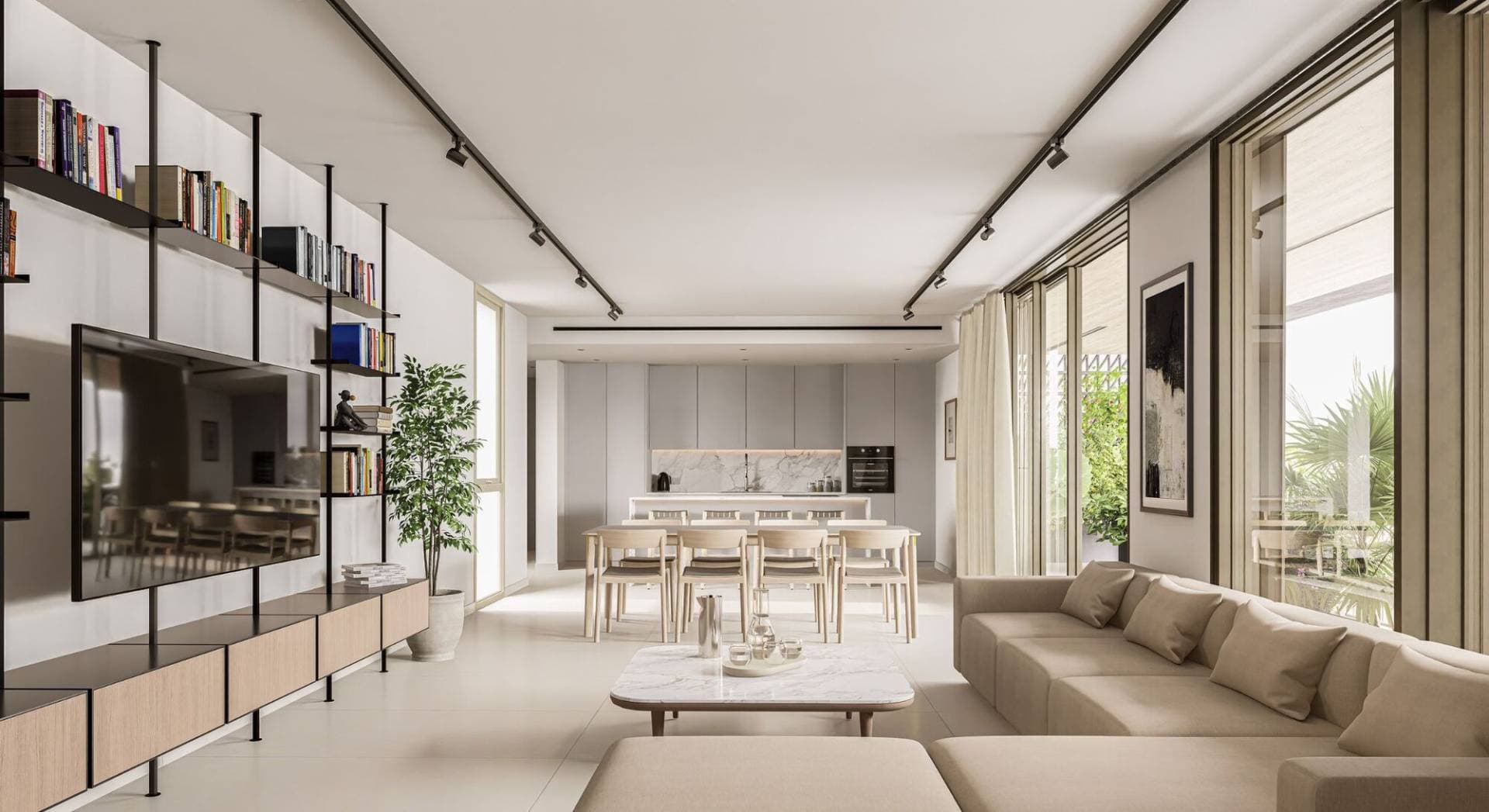 3-bedrooms apartments in Nicosia, Cyprus.
