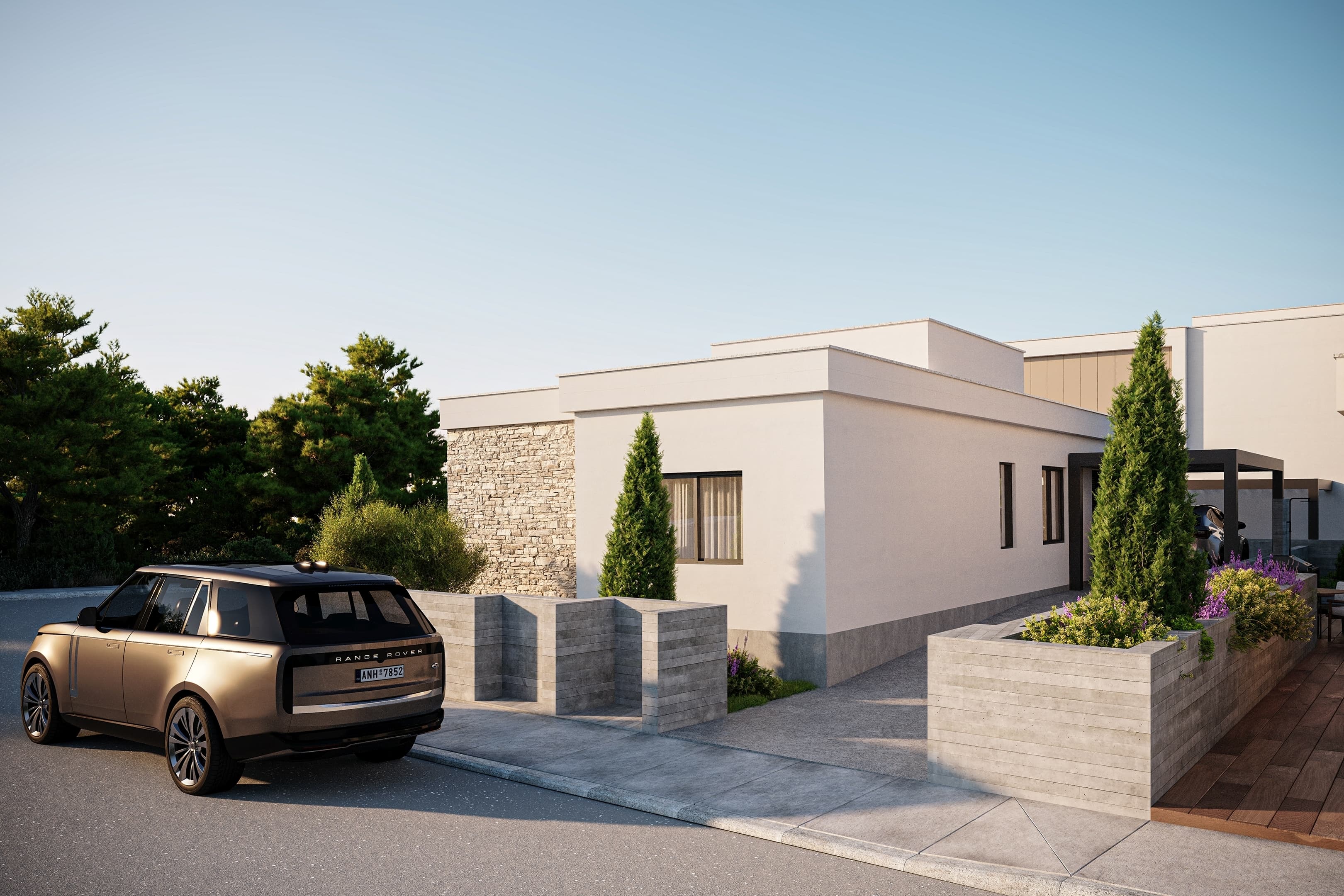 3-bedrooms house in Paphos, Cyprus.