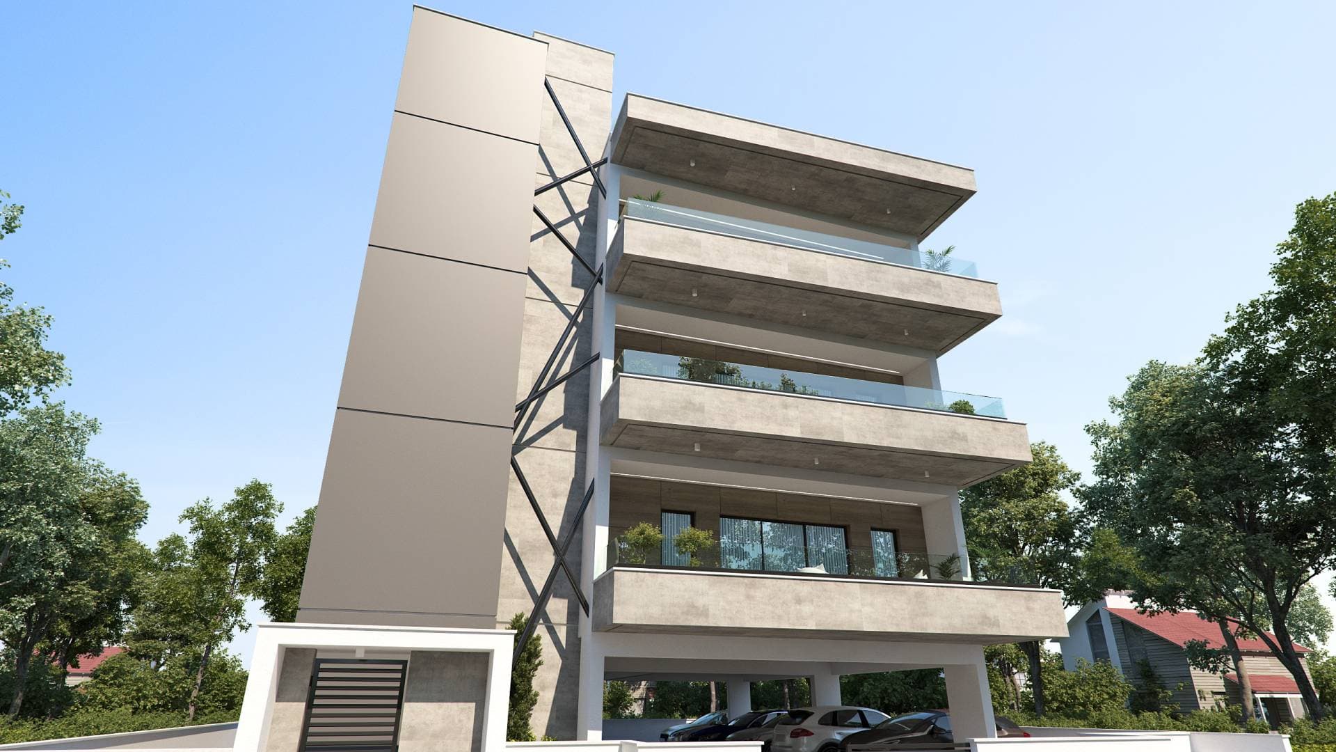 2-bedrooms apartments in Limassol, Cyprus.