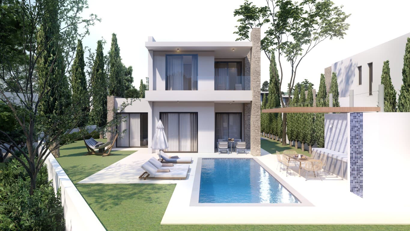 4-bedrooms house in Paphos, Cyprus.