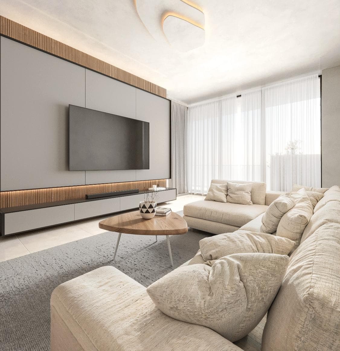 2-bedrooms apartments in Nicosia, Cyprus.